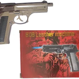 Style 608 Machine Lighter with Loading System With Pull Back System Lighter Heavy Stainless Steel Real Look Of Mouser Gun | Red Jet Flame Lighter | Pocket Lighter-13