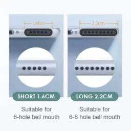 SIMWAY Speaker Protector for Android & iPhone (Long 10/Short 10 PCS) USB Black Anti-dust Plug image 5