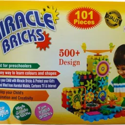 Miracle Bricks – Creative Building Block Set Toys for Kids (101 pieces)-15