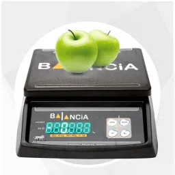 NIVAYO Balancia 30kg Double Display High Quality Weight Machine (New Model) For Kitchen/Shop With Power Adapter & 4V Re-Chargeable Battery Weighing Scale (Black) (Platform Size- 170 x 210mm, Dual Display, On Off Memory Function,grocery,kata,taraju,shop,computer electronic vajan kata , tarazu , jewellery , sabzi ,4V Re-Chargeable Battery) # Made in India Quality Assurance Weighing Scale (Black) RT-77, Weighing Scale (Black) Weighing Scale-1