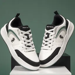 red tape Black and White Shoes for Men | Lifestyle Sneakers for Men | Lace Up Shoes Men Sneakers For Men-picture-12