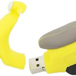 Tobo Yellow Scooter Shape USB Flash Drives Motorcycle Pen Drive USB 2.0 Pen Drive. 32 Pen Drive Compatible with Laptop, Audio Player, Desktop Computer, Television USB 2.0 Rubber Case-image-5