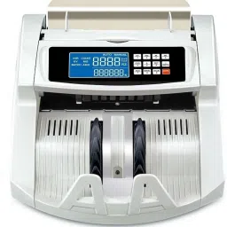Drop2Kart Cash Counter - Automatic AccuCount, Dual Display - LCD+LED, HeavyDuty Motor, Counts All INR Bills, UV/MG FakeNote Detection Note Counting Machine-1