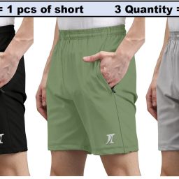 Solid Men Multicolor Regular Shorts-picture-11