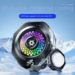 PAPLAJ ENTERPRISES Silent RGB Mobile Fan for Gamers – Fast Phone Cooling Pad 1 Fan Cooling Pad-image-72
