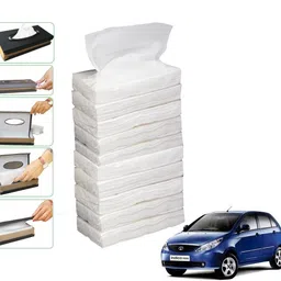 kozdiko 10 SET REFILLER WITH 100 PULLS (200 SHEETS) FOR TATA VISTA Vehicle Tissue Dispenser-picture-24