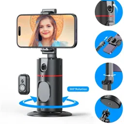 Cubonic P02 AI Tracker 360 Auto Face Tracking Smart Selfie Gimbal Stabilizer Tripod-23