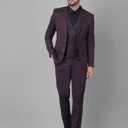 Men 2 pcs Set Solid Suit-1