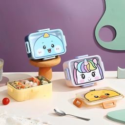 Cartoon Leakproof, BPA-Free, Stainless Steel Tiffin (1 Random Design) 1 Containers Lunch Box-26