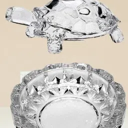 Crystal Tortoise Decorative Showpiece#10(small) Decorative Showpiece - 6 cm-picture-43