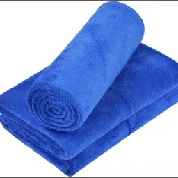 ZEDFIBER 04hand towel, Face Towel, Plain Hanky 400 GSM Handkerchief, RUMAL, NAPKIN ["Blue"] Handkerchief-image-58
