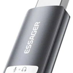ESSAGER USB to Single 3.5mm Audio Adapter Headset External Stereo Sound Card Converter USB Internal Sound Card-42