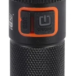 Long Range Rechargeable ZOOMABLE METAL TORCH)5 Modes Flashlight, Super Bright 4 hrs Torch Emergency Light-16
