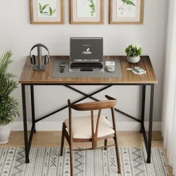 Laminated Office Table - Multipurpose Study Table for Students & Adult | Desktop Engineered Wood Office Table-2