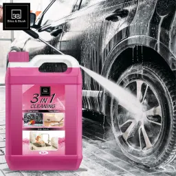 3 IN 1 PINK CAR WASH SHAMPOO+FLOOR CLEANER+DISH WASH LIQUID DETERGENT Car Washing Liquid-64
