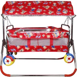 New born baby cradle With Swing bassinet Cum Stroller-picture-16