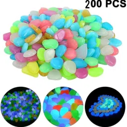 200 Pc's Radium Glossy Stone Decorative Aquarium and Vase Fillers Pebbles Polished Round Marble Stone-picture-25