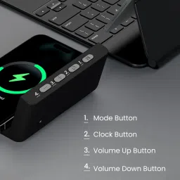 Portronics Freedom 4A Desktop Wired & Wireless Charging Pad image 3