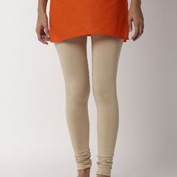 Soch Women Beige Solid Churidar Length Legging-image-37