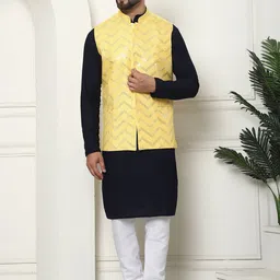 SOJANYA Men Regular Pure Cotton Kurta with Churidar-picture-54
