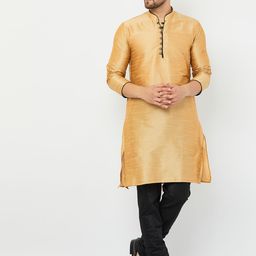 Armaan Ethnic Mandarin Collar Kurta With Churidar-picture-11