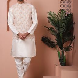 Jompers Regular Kurta with Churidar With Nehru Jacket-picture-36