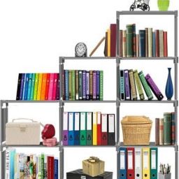 Metal Open Book Shelf-10