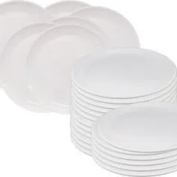 premium quality unbreakable Plastic Round Plate 7 inch (24 Quarter Plate) Quarter Plate-23