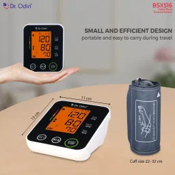 Dr. Odin BSX516 Automatic Digital BP Machine with USB Power Source|Support 2 Users| Bp Monitor image 4