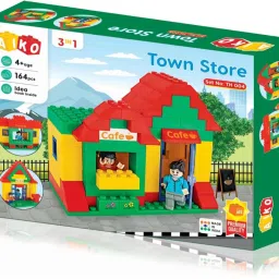 House Building Blocks for Kids (164 Pcs) - 3 in 1 DIY Construction Blocks ,ABC-image-60