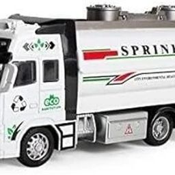 Toy Truck Diecast City Sanitation Water Tanker Truck-25