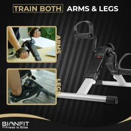bionfit Digital Pedal Machine with Adjustable Resistance and LCD Display for Home Gym Indoor Cycles Exercise Bike image 4