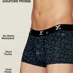 xyxx Pack of 2 Shuffle Intellisoft Micro Modal Printed Printed Men Trunk image 4