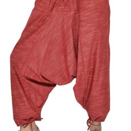 Solid Cotton Men Harem Pants-image-26