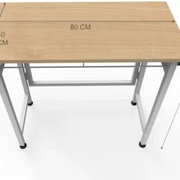 innofur Aplos Folding Desk/Folding Table/Study Table/Laptop Table Engineered Wood Office Table image 4