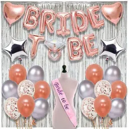 Bride to Be Decoration Set Combo -45 Pcs-11