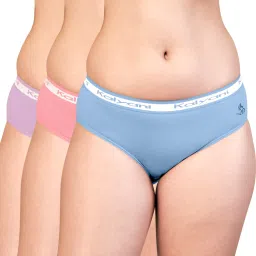 Pack of 3 Women Bikini Purple, Pink, Light Blue Panty-image-57