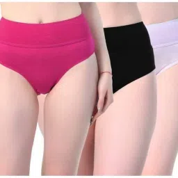 Pack of 3 Women Hipster Multicolor Panty-image-19
