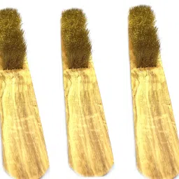 8 Row Brass Brush Handle Scratch Brush-image-34