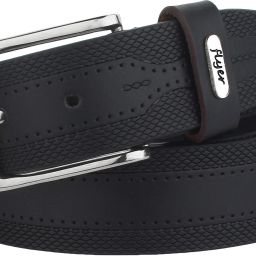 Men Casual Black Genuine Leather Belt-image-34