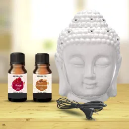 PEEPRESION Primium Electric Buddha Aroma Diffuser Home Fragrance Night Lamp with 2 Aroma Fragrance Your Home, Office, Spa, Hotel, Club Diffuser-45