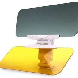 Car Sun Visor 2 in 1 Day and Night Anti-Glare Visor for Car Winds Vehicle Tool Kit-image-1
