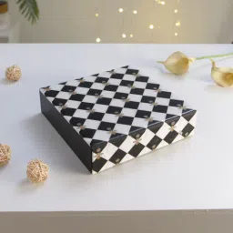 izzhaar Lacquered Black Wood Gifting Box-picture-0