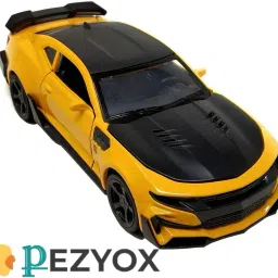 1:32 Scale Camaro with Openable Doors and Pull Back with Lights & Music for kids-28