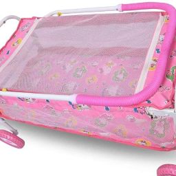 chunky's Foldable Attractive Cradle with Swing, Jhula Palna , Jogging Stroller image 4