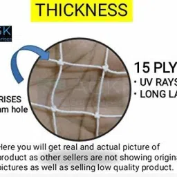 agk enterprises Control Anti Bird Net (10 x 10) Foot 100 Sq Ft Insect Net image 4