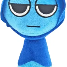 Blue Scarf Sprunki Plush Toys - 30 cm-image-69