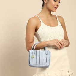 Women Blue Hand-held Bag-image-74
