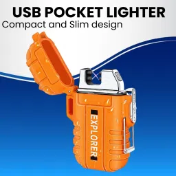 Explorer USB (Cigaratte Lighter)Windproof Flameless ARC Rechargeable LighterW108 Explorer USB (Cigaratte Lighter)Windproof Flameless ARC Rechargeable LighterW108 Pocket Lighter-image-20