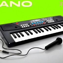 37-Key Musical Piano Keyboard with Microphone 430A1 Song Record Feaure_L743-image-99